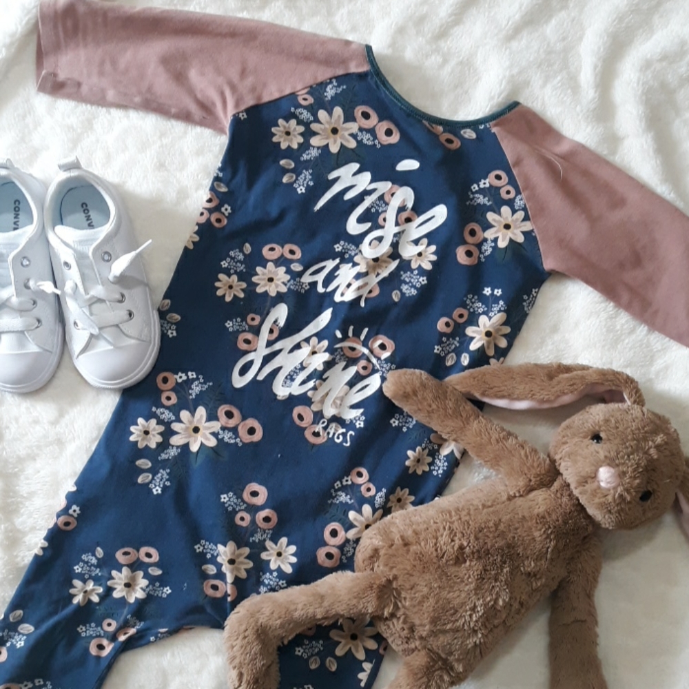 RAGS 3/4 Romper EUC-VGUC